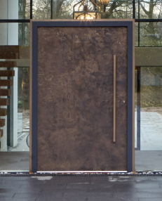 bronze house door