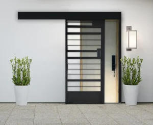 house door metal security gate
