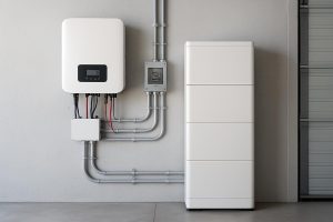 Solar Inverter with Stackable Battery Storage System