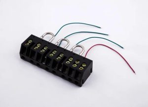 Black Terminal Block Connector Strip