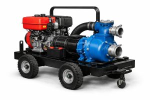 Diesel Engine Water Pump with Trolley